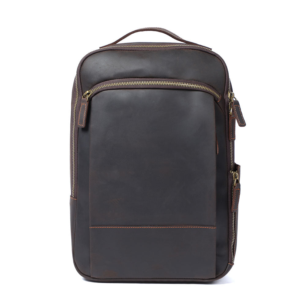 Andrew - Men’s Leather Laptop Rucksack | Last day 80% off!