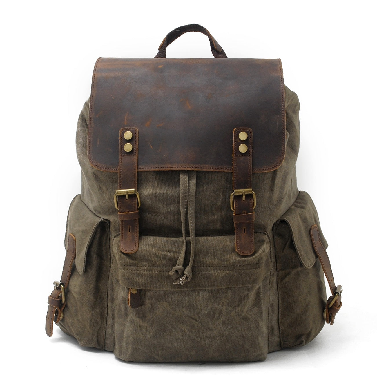 Jacob - Vintage Waxed Canvas Backpack | Last day 80% off!