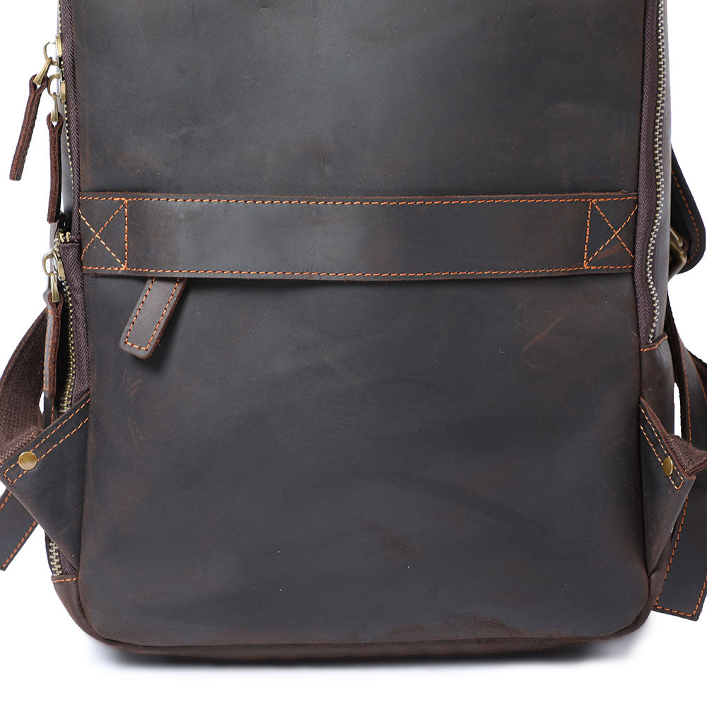 Andrew - Men’s Leather Laptop Rucksack | Last day 80% off!