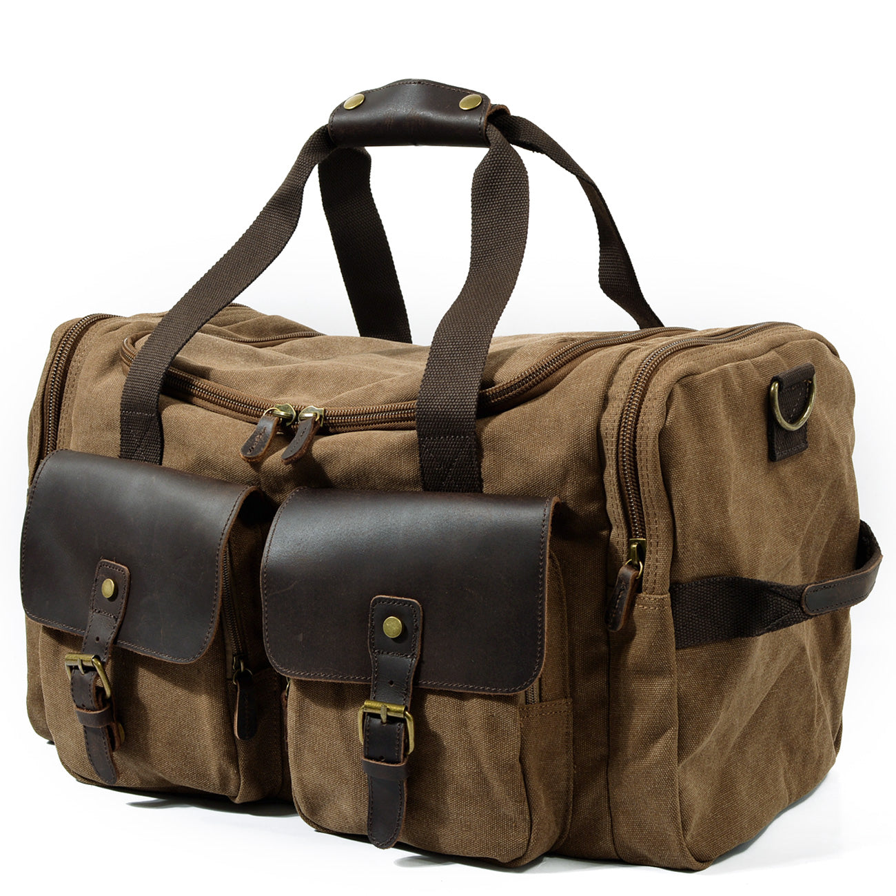 David - Mens Canvas Leather Duffle Bags | Last day 80% off!