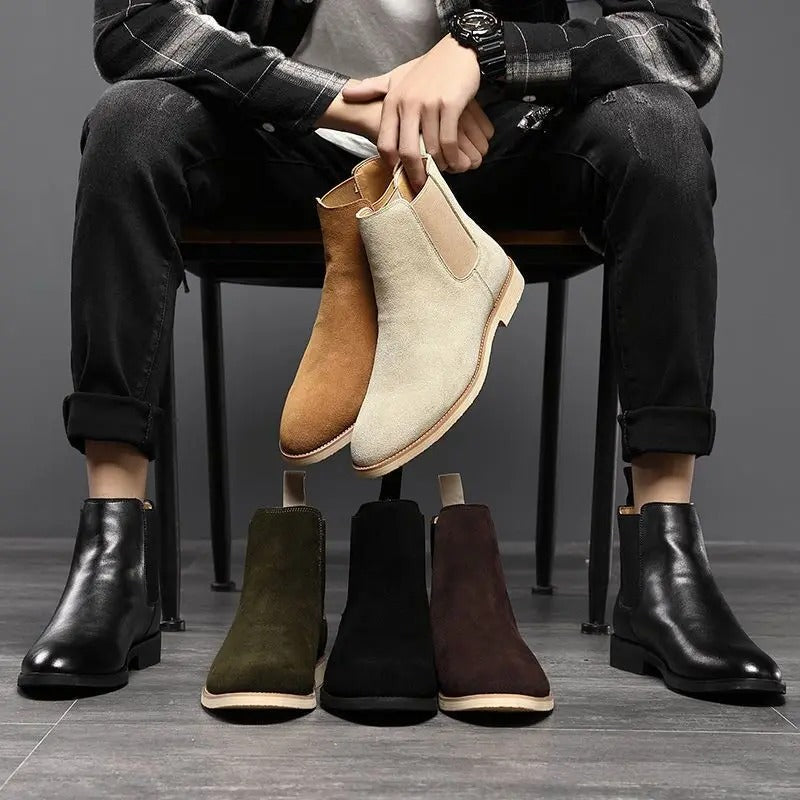 Bradley | Suede Chelsea Boots | Last Day 80% Off!