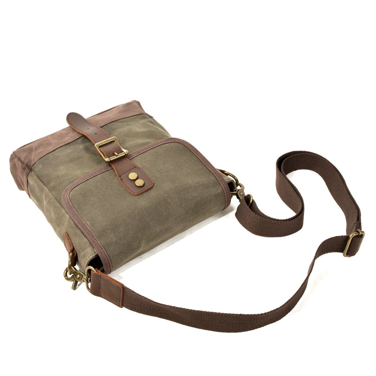 William - Small Canvas Leather Sling Bag | Last day 80% off!