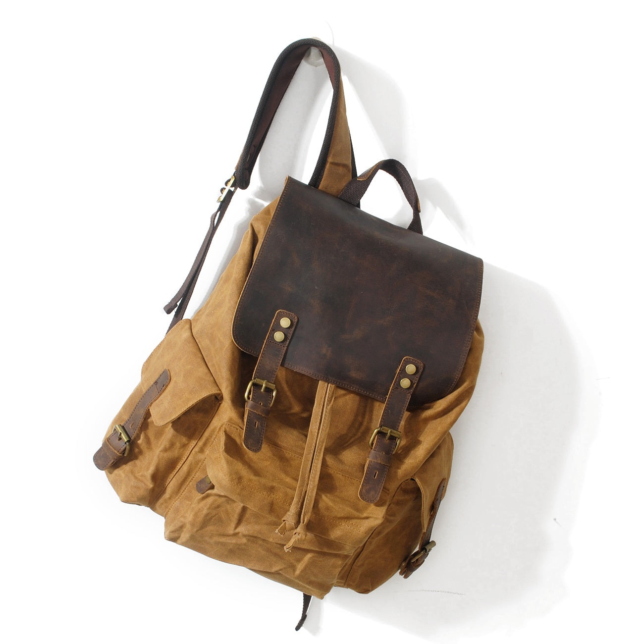 Jacob - Vintage Waxed Canvas Backpack | Last day 80% off!