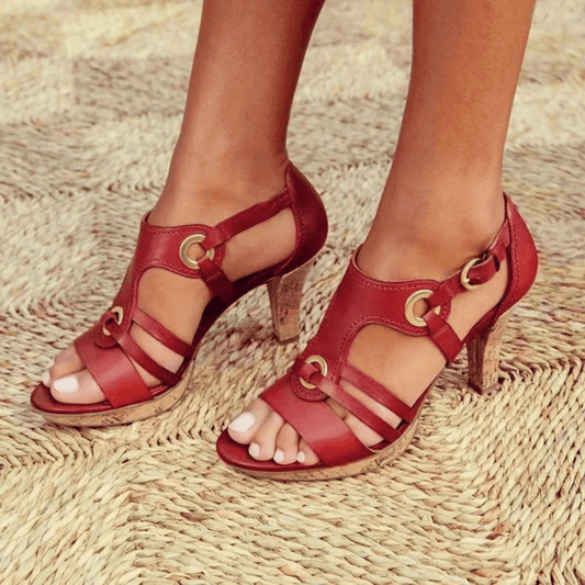 BELLA - Comfortable Heeled Sandals | Last Day 80% Off!