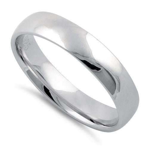Sterling Silver Wedding Band 4mm | Last day 80% off!