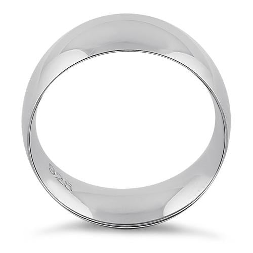 Sterling Silver Wedding Band 8mm | Last day 80% off!