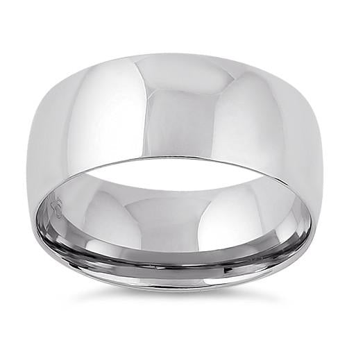 Sterling Silver Wedding Band 8mm | Last day 80% off!