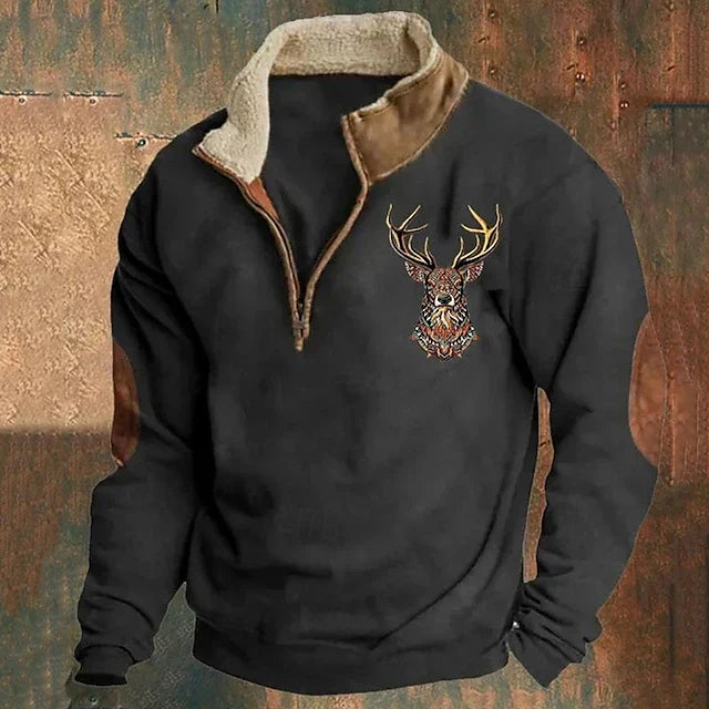 Christos – Sweater with Deer Detail | Last day 80% off!