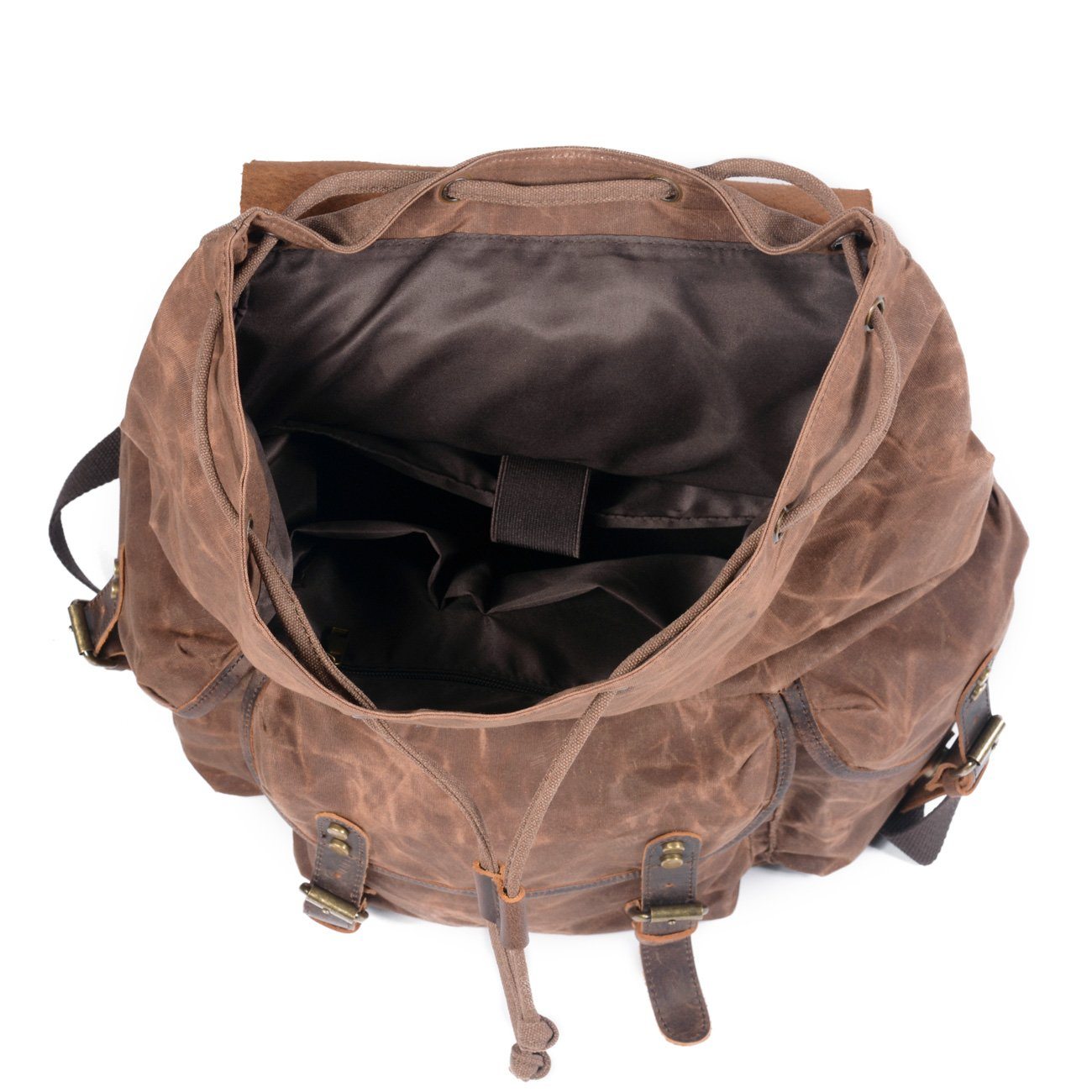 James - Vintage Canvas Leather Backpack | Last day 80% off!