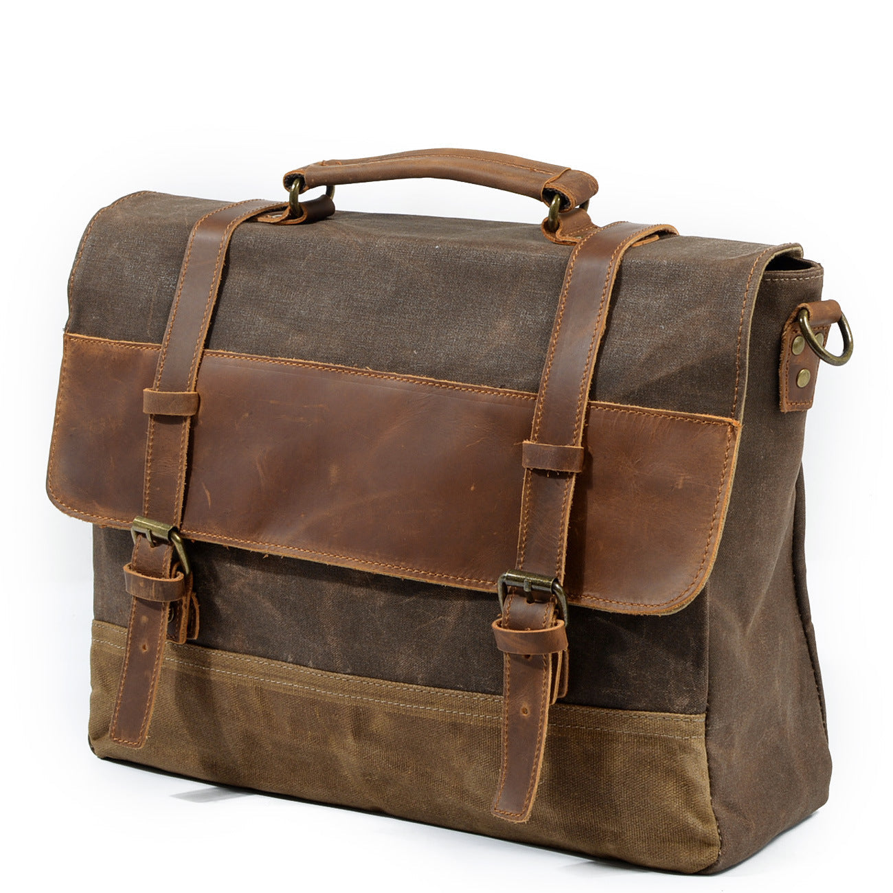 Jack - Water-Resistant Waxed Canvas Messenger Bag | Last day 80% off!