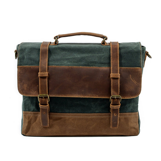 Jack - Water-Resistant Waxed Canvas Messenger Bag | Last day 80% off!