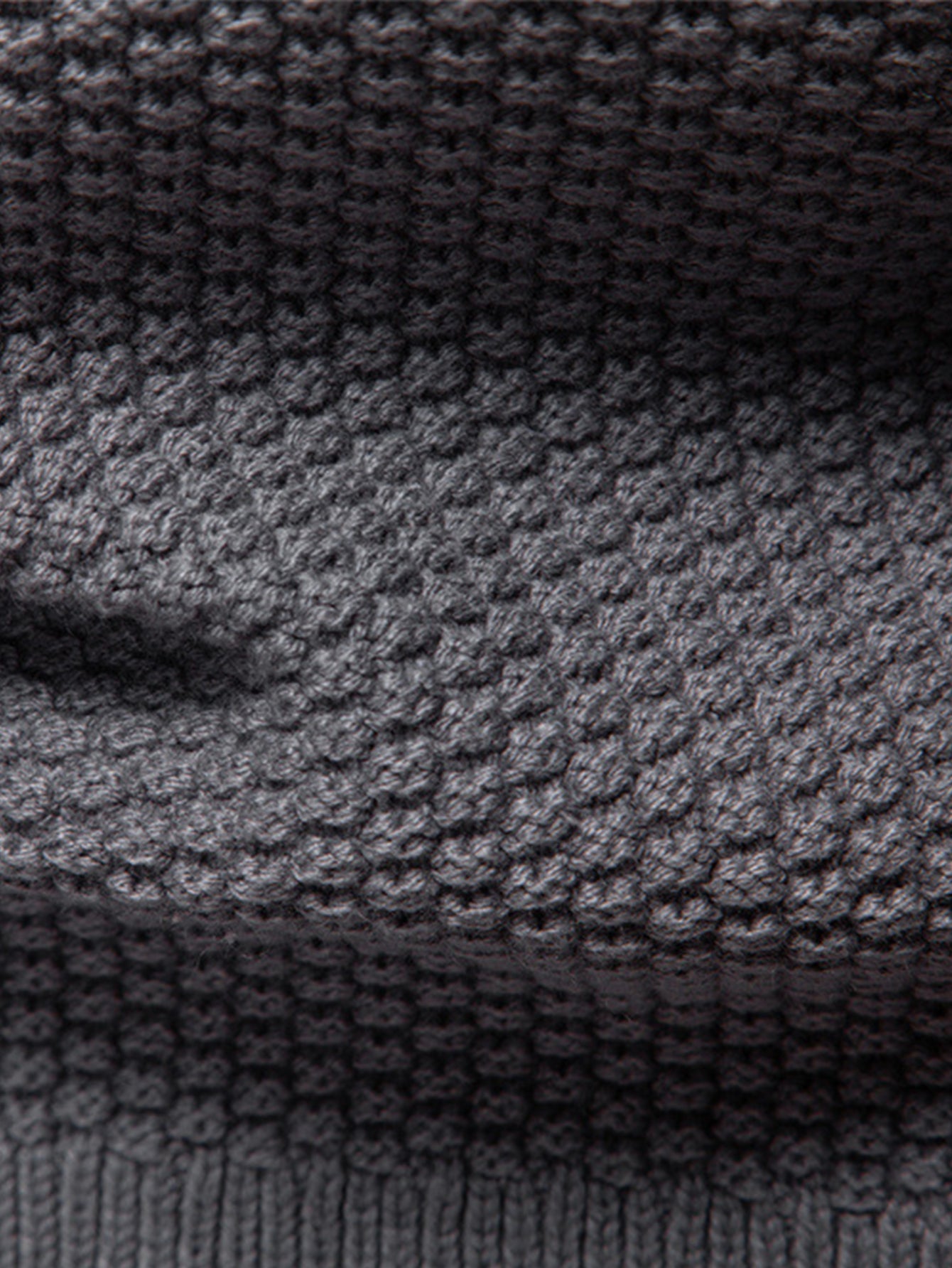 Twist Jacquard Zip-Up High Collar Sweater | Last day 80% off!