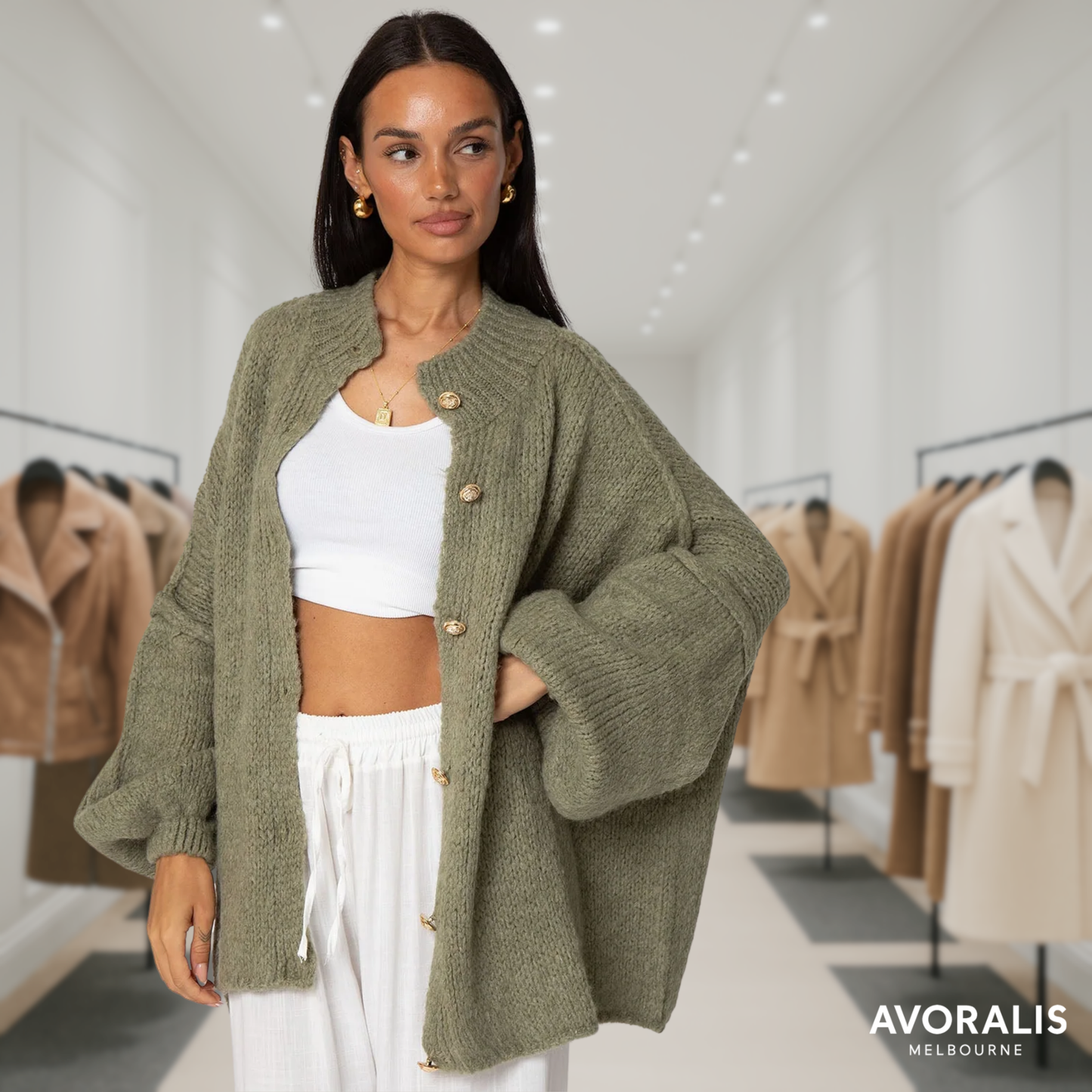 Jess | Cozy Knit Cardigan Last day 80% off!