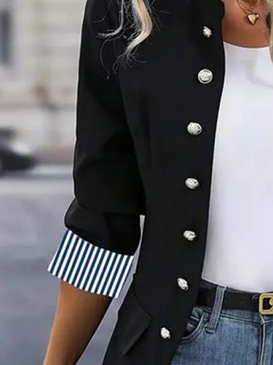 Comfy Black Long Sleeve Outerwear | Last day 80% off!