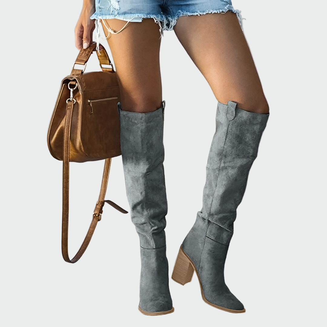Knee-High Leather Orthopedic Boots | Last Day 80% Off!