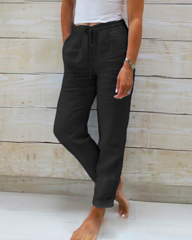 SUSAN - Stretchy Light Trousers | Last day 80% off!