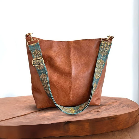 Chelsey’s Vintage Charm | Leather Shoulder Bag | Last day 80% off!
