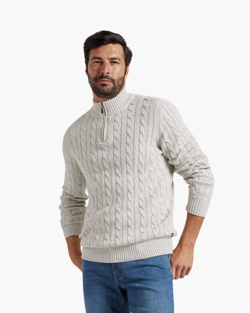 HarrisonVerbier Half Zip Sweater Last day 80% off!