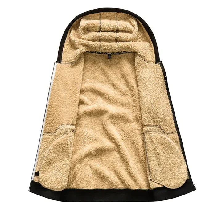 Gilben - Men's Winter Jacket with Hood and Fleece | Last day 80% off!