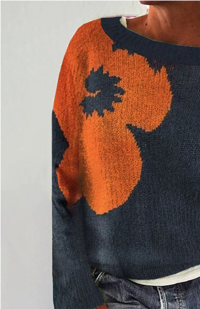 Chic Long Sleeve Round Neck Sweater | Last day 80% off!