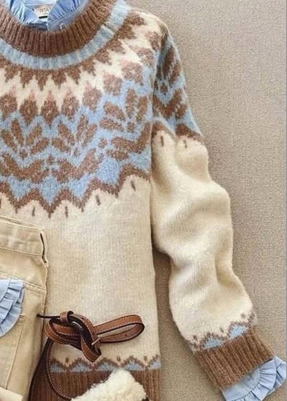 Trendy Blue Round Neck | Last day 80% off!