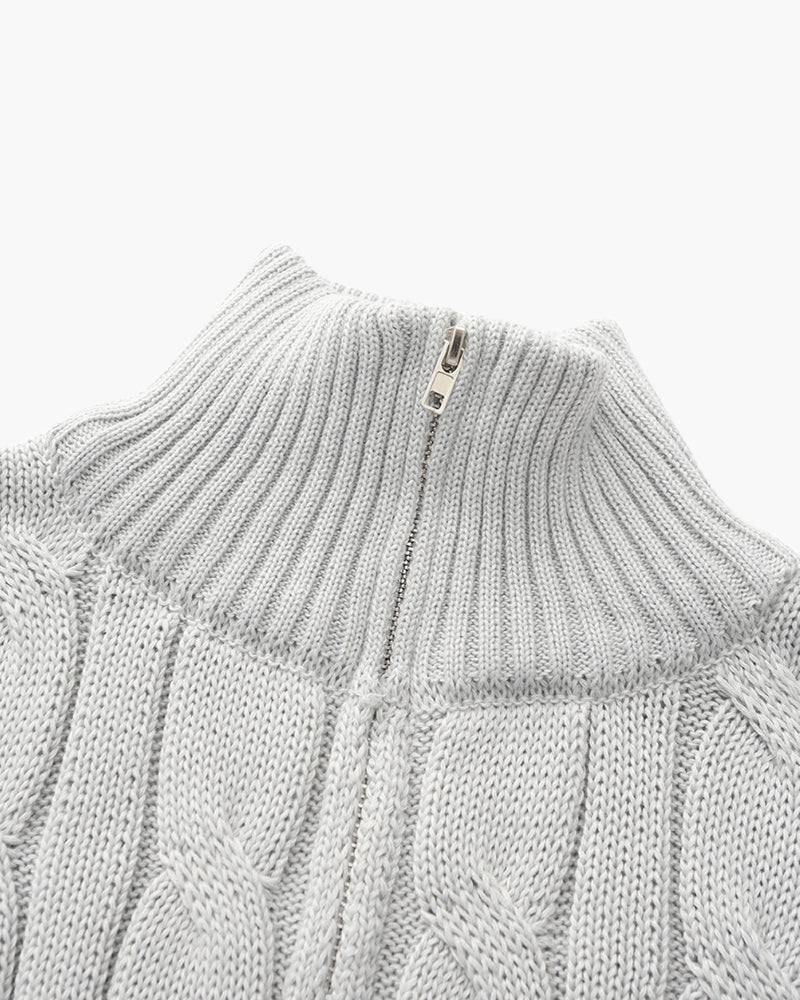 HarrisonVerbier Half Zip Sweater Last day 80% off!