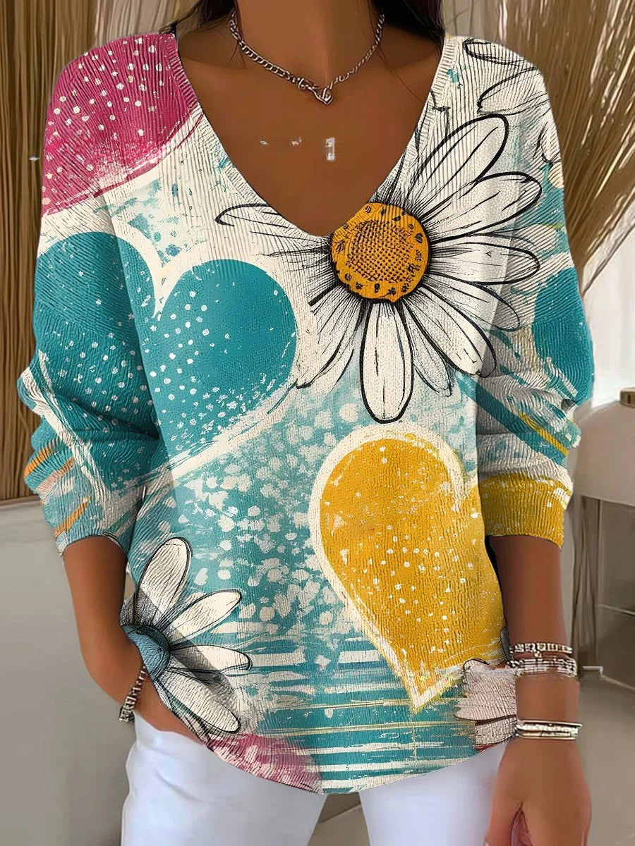 Helene | V-Neck Sweater | Last day 80% off!