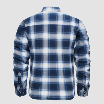Versatile Design Checkered Bomber Jacket | Last day 80% off!
