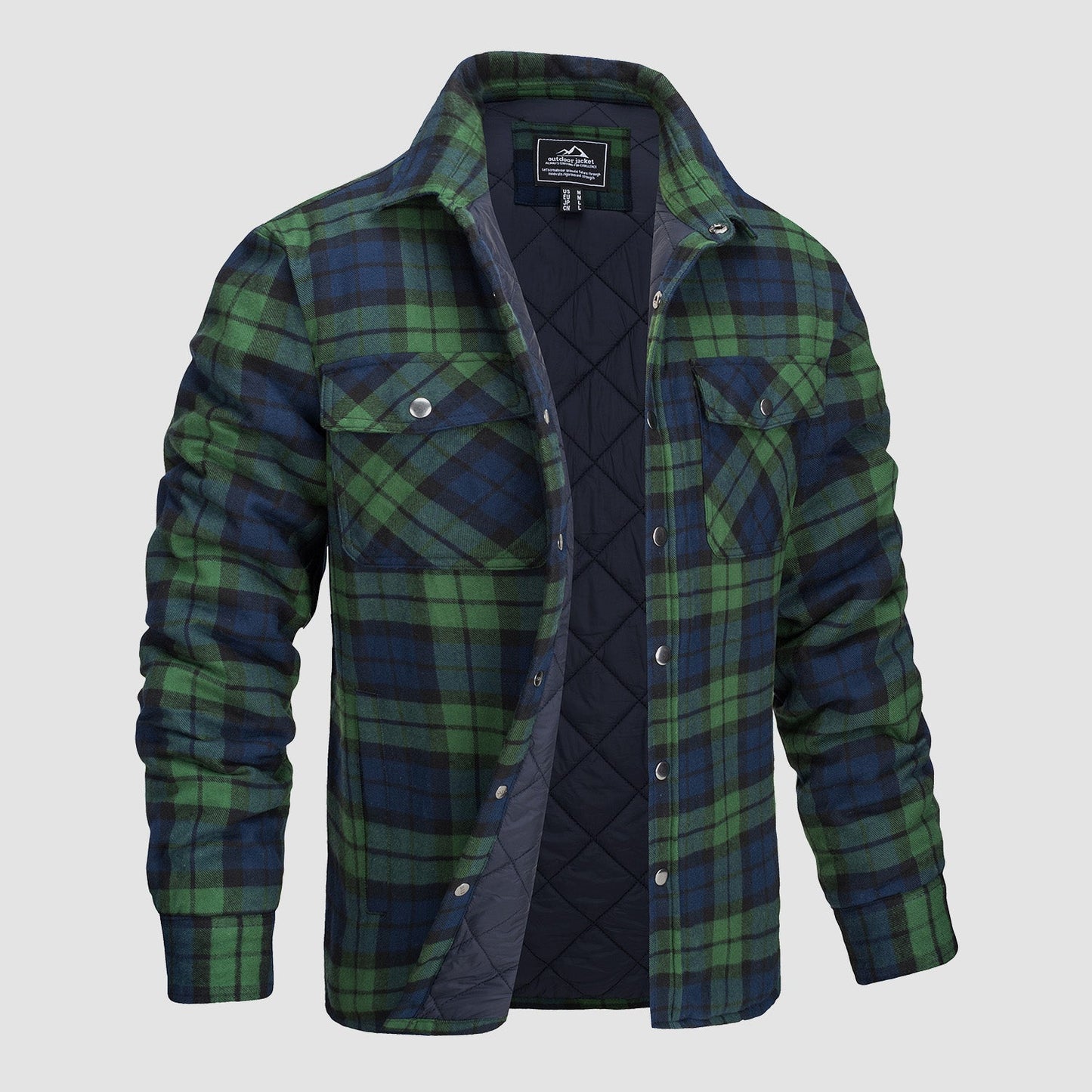 Versatile Design Checkered Bomber Jacket | Last day 80% off!
