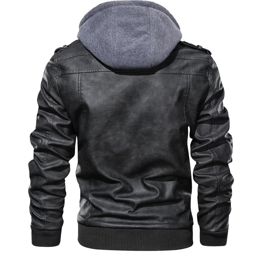 Synthetic Leather Jacket | Last day 80% off!