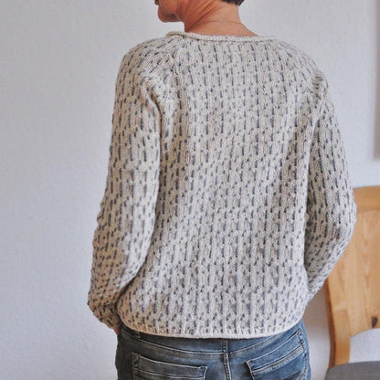 Chic Grey Boat Neck Sweater | Last day 80% off!