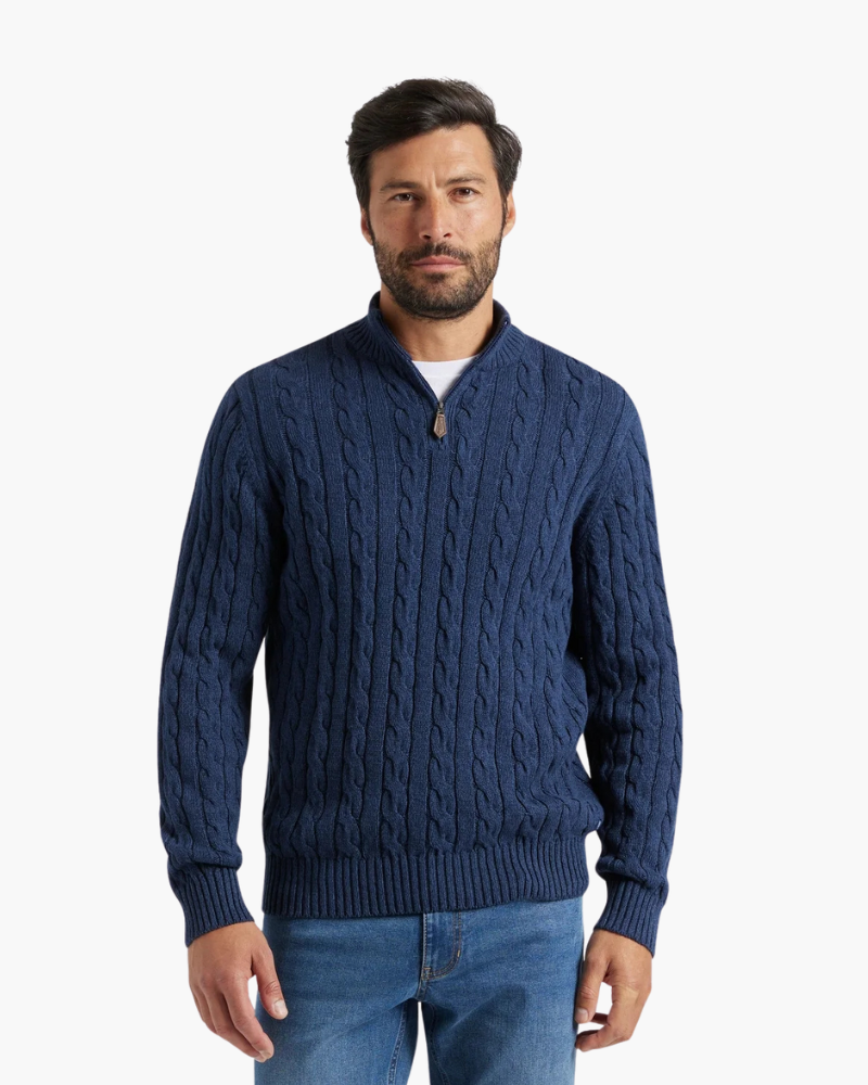 HarrisonVerbier Half Zip Sweater Last day 80% off!