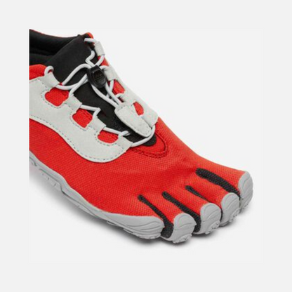 V-Run Retro Men's Barefoot Running Footwear -Red/Black/Grey