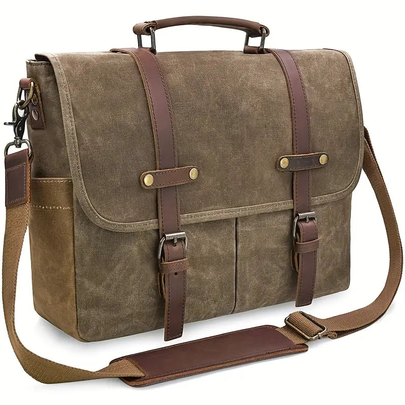 Brett - Men’s Large Capacity Waterproof Canvas Messenger Bag | Last day 80% off!