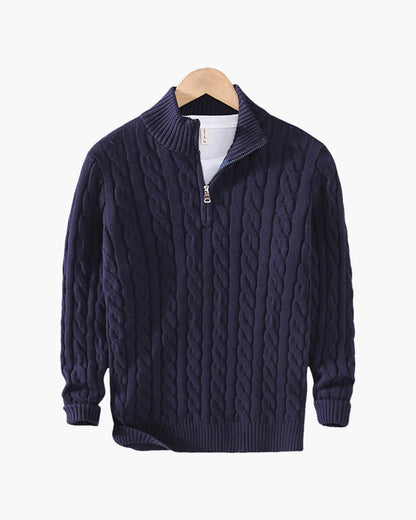HarrisonVerbier Half Zip Sweater Last day 80% off!