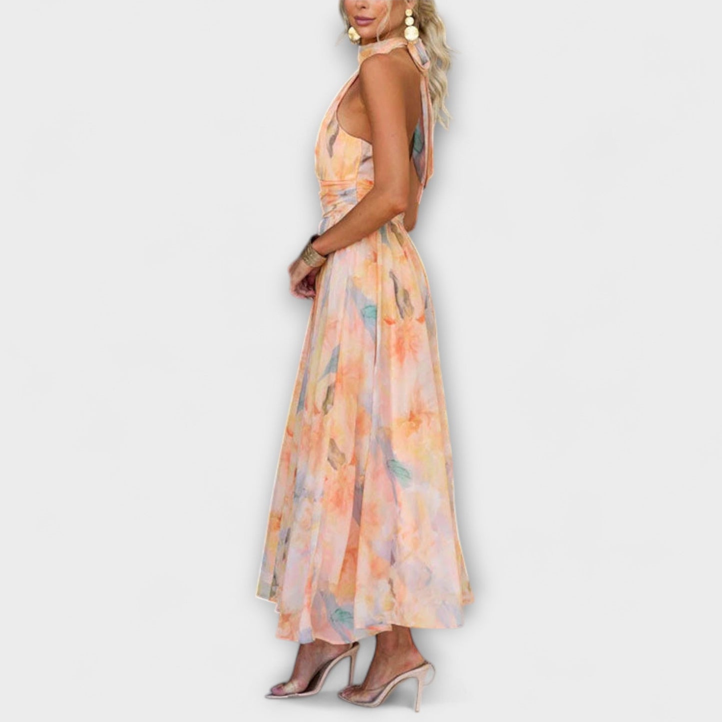 Naira – Watercolor Maxi Dress | Last Day 80% Off!