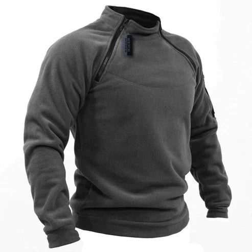 Jomartson - Military Style Fleece Pullover | Last day 80% off!