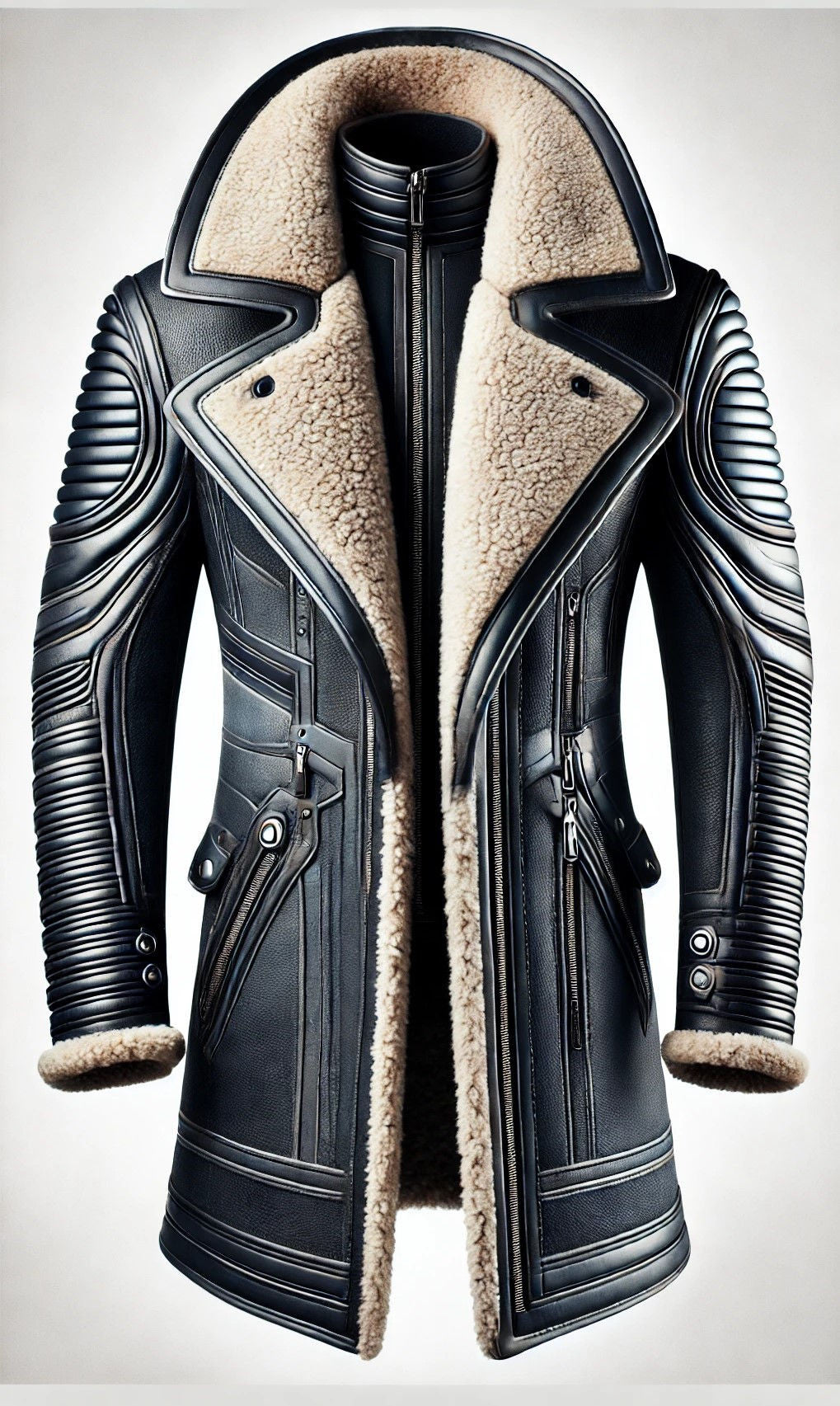 Stylish Double Breasted Tweed Coat 1379 | Last day 80% off!