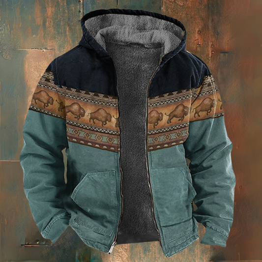 Jacket with hood and zipper | Last day 80% off!