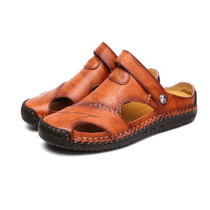 Chris™ | Orthopedic Leather Men's Sandals | Last day 80% off!