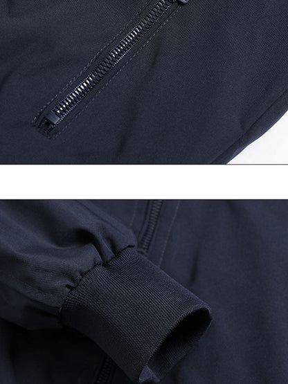 Jacket with Stand-Up Collar and Zipper | Last day 80% off!