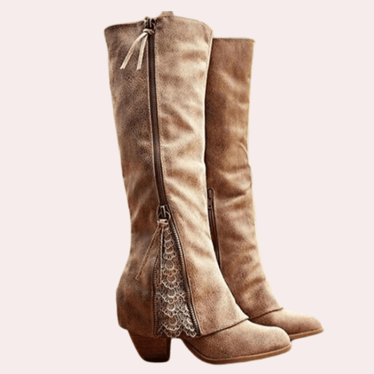 Cressida - Lace Rider Boots | Last Day 80% Off!