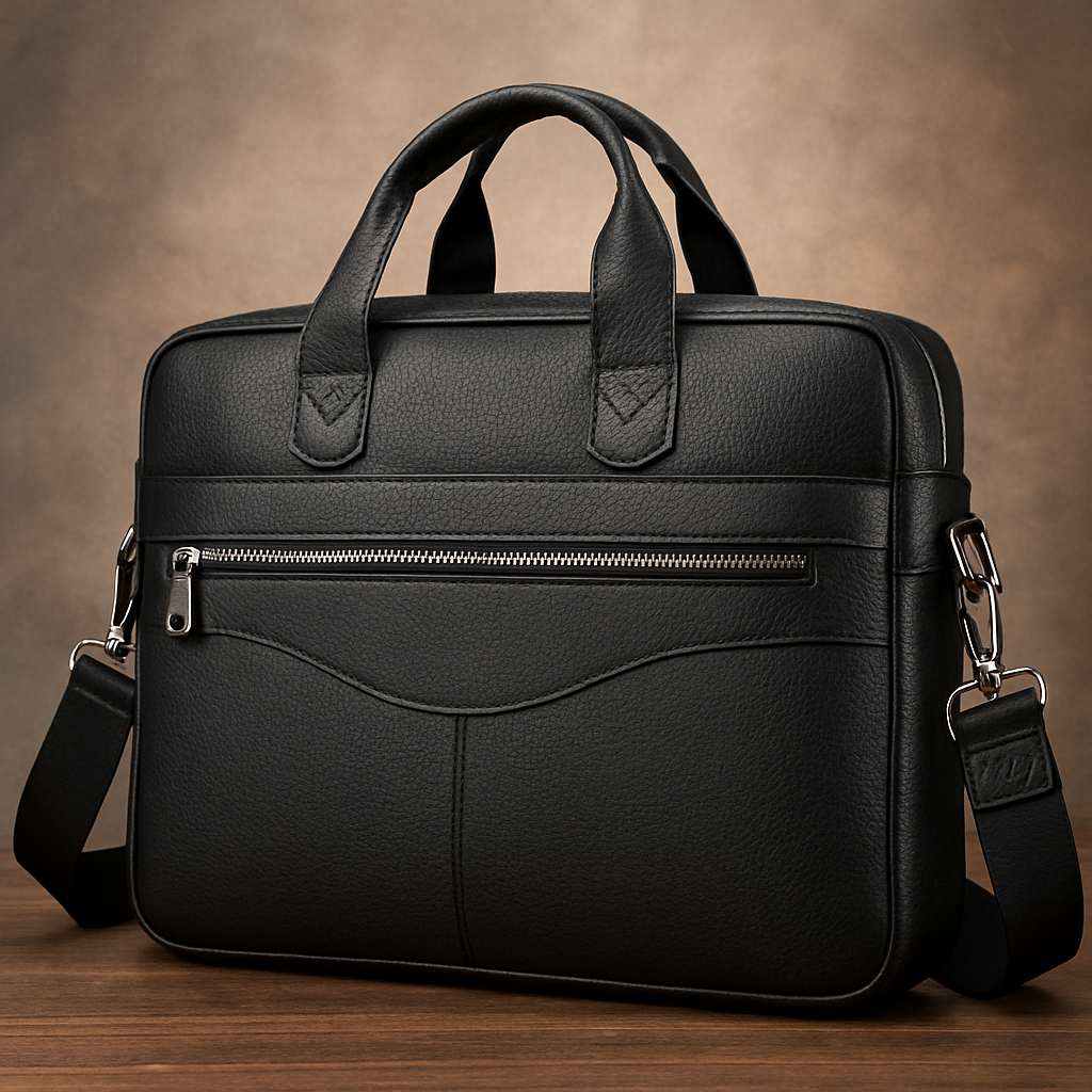 Tyler - Vintage Leather Crossbody Briefcase | Last day 80% off!