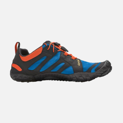 V-Trail 2.0 Mens Barefoot Trail Running Shoe - Blue/Orange