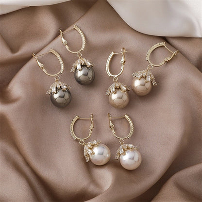 Malia Drop Earrings with Pearl | Last Day 80% Discount!