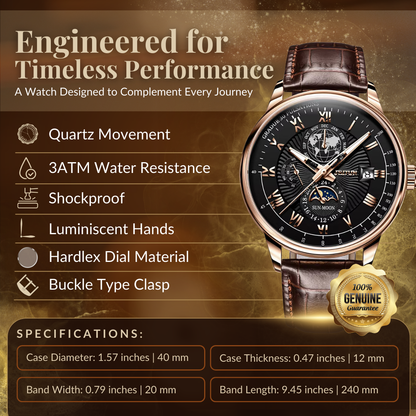 Trendy High-End Light Quartz Watch | Last day 80% off!