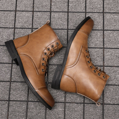 Morgan | Faux Leather Ankle Boots | Last Day 80% Off!