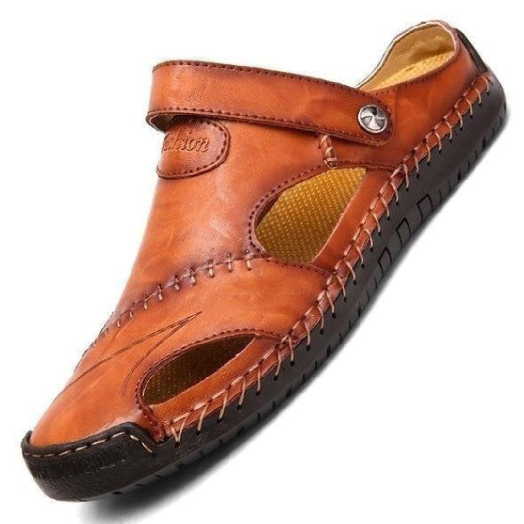 Chris™ | Orthopedic Leather Men's Sandals | Last day 80% off!