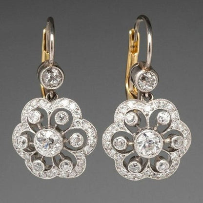 Vintage Crystal Mandala Earrings | Last day 80% off!