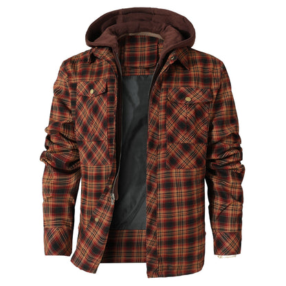 Hooded Flannel Jacket (4 Designs) Last day 80% off!